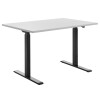 Topstar Sitz- Steh-Schreibtisch, (B)1.800 mm, schwarz weiß