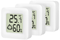 LogiLink Thermo-Hygrometer-Set, weiß, 3er Set