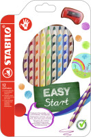 STABILO Dreikant-Buntstifte EASYcolors R, 12er Etui