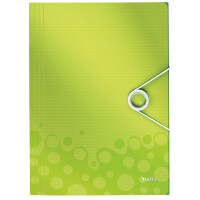 LEITZ Eckspannermappe WOW, DIN A4, PP, rot