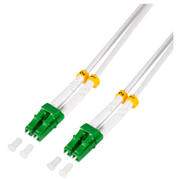 LogiLink Stahlarmiertes LWL Patchkabel, 2x LC-Duplex, 5,0 m