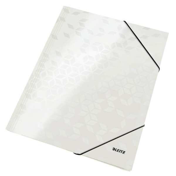 LEITZ Eckspannermappe WOW, DIN A4, Karton, rot