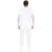 HYGOSTAR CPE-Untersuchungskittel mit Daumenloch, XL, blau