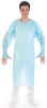 HYGOSTAR CPE-Untersuchungskittel mit Daumenloch, XL, blau