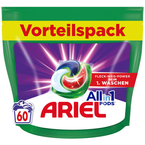 ARIEL Waschmittel Pods All-in-1 Color+, 104 WL