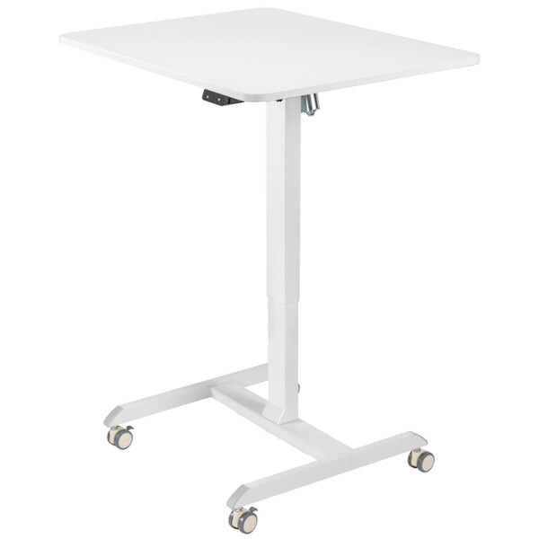 LogiLink PC-Sitz- Steh-Arbeitsplatz, elektrisch, wei&szlig;