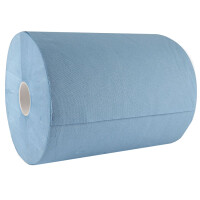 HYGOCLEAN Putzrolle, 2-lagig, blau, 380 x 350 mm
