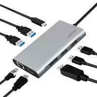 LogiLink USB 3.2 (Gen1) Docking-Station, USB-C, 8-Port