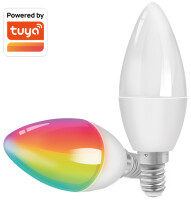 LogiLink Wi-Fi Smart LED-Lampe, Tuya kompatibel, E14,...