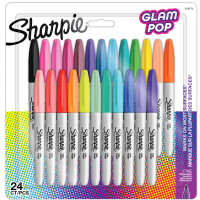 Sharpie Permanent-Marker FINE "Glam Pop", 24er...