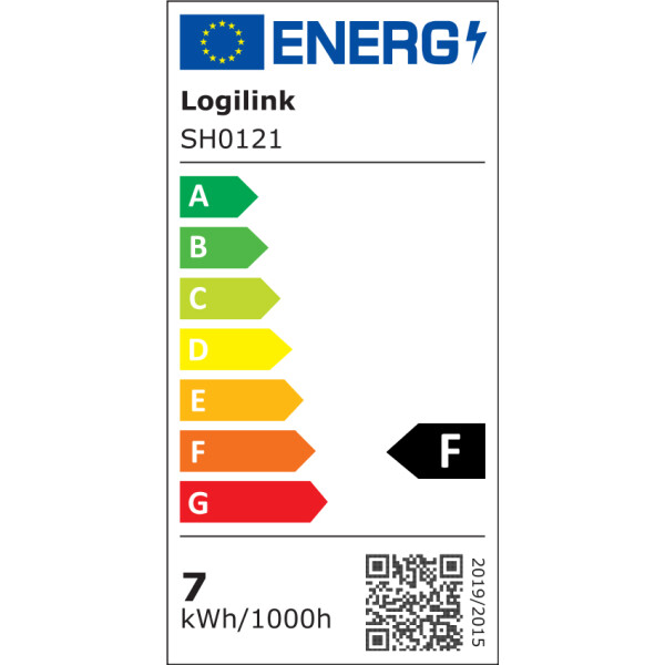 LogiLink Wi-Fi Smart LED-Lampe, Tuya kompatibel, E27, wei&szlig;
