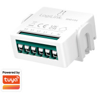 LogiLink Wi-Fi Smart 2-Kanal-Switch-Modul, Tuya kompatibel