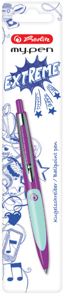 herlitz Druckkugelschreiber my.pen, lila minze