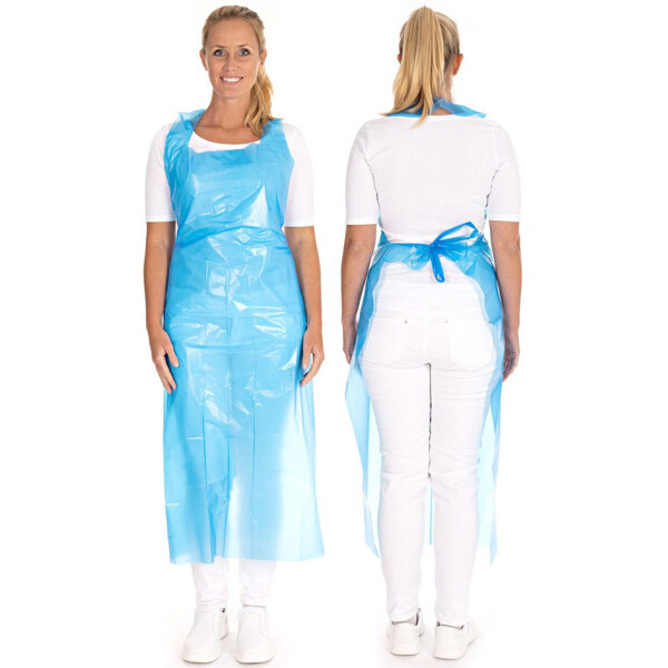 HYGONORM LDPE-Einwegsch&uuml;rze, 33 my, gepr&auml;gt, blau