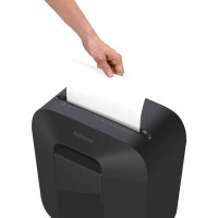 FELLOWES Aktenvernichter Powershred LX25, Cross-Cut Partikel 4x37mm, P4, 6 Blatt, schwarz FW4170501