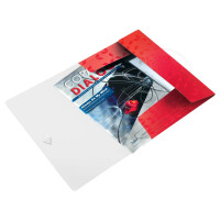 LEITZ Eckspannermappe WOW, A4, PP, rot 4599-00-26