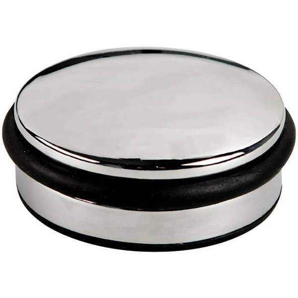 ALCO Türstopper, Ø 10 cm, flach, chrom