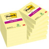 POST-IT Haftnotiz Super Sticky Notes, 48 x 73 mm, gelb, 12x90 Blatt