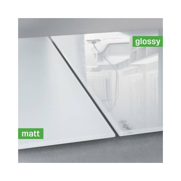 sigel Glas-Magnettafel Artverum, 48 x 48cm, aquamarin