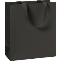 STEWO Geschenktragtasche One Colour, 21x18x8cm, schwarz