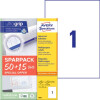 AVERY ZWECKFORM Universal-Etiketten, A4 mit ultragrip, 210 x 297 mm, 65 Bogen 65 Etiketten, weiß
