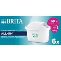 BRITA Wasserfilter-Kartusche MAXTRA PRO ALL-IN-1, Pack 6,...