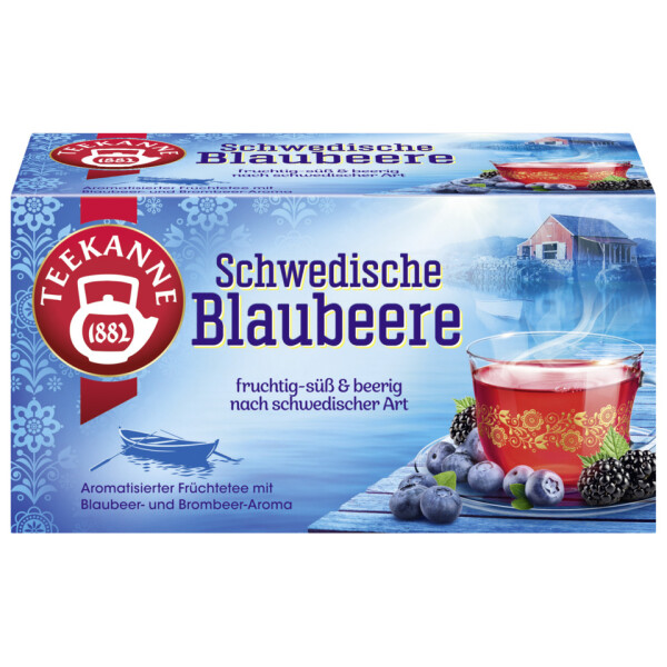 TEEKANNE L&auml;ndertee Schwedische Blaubeere, 20 Beutel x 2,25 g 4009300016946