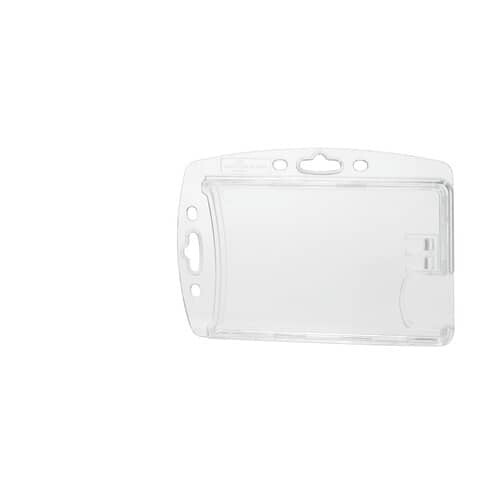 DURABLE Ausweishalter Doppelbox, für 2 Betriebs- Sicherheitsausweise, Kunststoff, transparent, 10 Stück