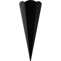 folia Schultüte, Rohling, 68cm, 5 Stück, schwarz