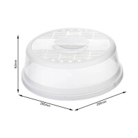 ROTHO Mikrowellenabdeckhaube, Ø 28,5 cm, transparent 1511150002