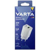 VARTA Ladegerät Speed Charger 38 W weiß