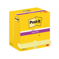 POST-IT Haftnotiz Super Sticky Notes, 127 x 76 mm, gelb,...