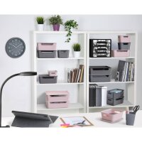 CEP Ablagebox Bella mit Deckel, 1,18l, grau 2345280061
