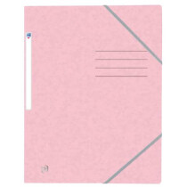 OXFORD Eckspanner A4 Karton pastellrosa Top File+