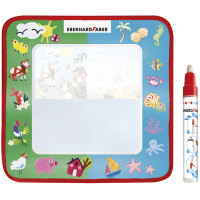 EBERHARD FABER Malmatte AQUA FUN, 320 x 320 mm, inkl. Stift