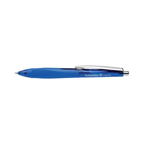 SCHNEIDER Kugelschreiber Haptify, Druckmechanik, M, blau