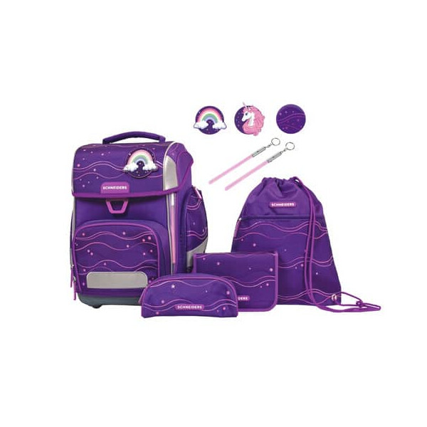 SCHNEIDERS ERGOLITE Schultaschenset Purple Dream Purple