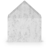 COLORETTI Briefumschlag Coloretti, B6, 80g m², 5 Stück, grau marmora
