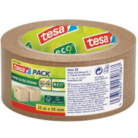 TESA Packband tesapack Papier Ultra Strong ecoLogo, 25m x 50mm, braun