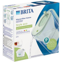 BRITA Wasserfilter-Kanne Style eco inkl. MX PRO, hellgrün