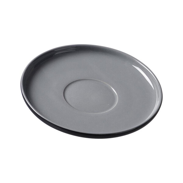 RITZENHOFF&amp;BREKER Kaffee-Untertasse Jasper, &Oslash; 15 cm, Keramik, schwarz, 6 St&uuml;ck
