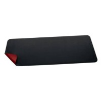 sigel Schreibunterlage einrollbar Lederimitat, 80x30cm, schwarz rot