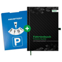RNK Fahrtenbuch Premium für Pkw, 144 Seiten, DIN A5 für 144 DIN A5, Hardcover