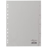 DURABLE Kunststoff-Register, Zahlen, A4, 52-teilig, 1 - 52