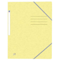 OXFORD Eckspanner A4 Karton pastellgelb Top File+