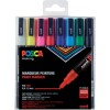 POSCA Pigmentmarker PC-3M, 0,9-1,3, sortiert, 8er Set