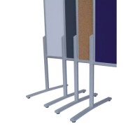 FRANKEN Moderationstafel PRO, Karton Karton, Aluminiumrahmen, 1200 x 1500 mm, weiß