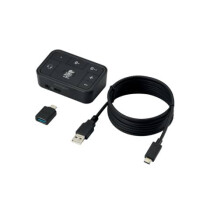 KENSINGTON Headset Pro Audio Switch 3-in-1, schwarz