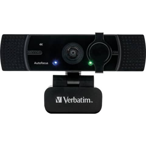 VERBATIM Webcamera AWC-03 4K Ultra HD 3840x2160 30 FPS USB Privacy Shutter Retail schwarz