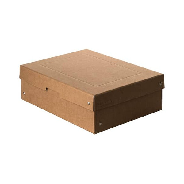 FALKEN Aufbewahrungsbox PURE Box Nature, A4, 100mm, natronbraun